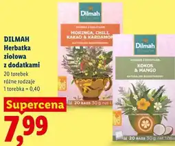 Lidl DILMAH Herbatka ziołowa z dodatkami oferta