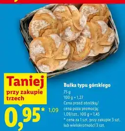 Lidl Bułka typu górskiego oferta