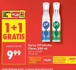 Biedronka Spray Cif Infinite Clean oferta