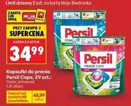 Biedronka Kapsułki do prania Persil Caps, 29 szt oferta