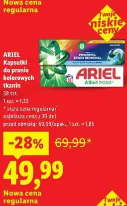 Lidl ARIEL Kapsułki do prania kolorowych tkanin oferta