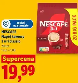 Lidl NESCAFÉ Napój kawowy 3 w 1 classic oferta