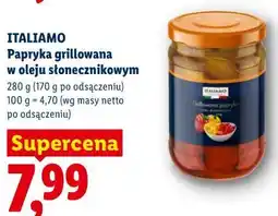 Lidl ITALIAMO Papryka grillowana w oleju słonecznikowym oferta