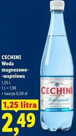 Lidl CECHINI Woda magnezowo-wapniowa oferta