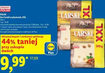Lidl Pilos Ser Carski w plastrach, XXL oferta