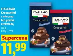 Lidl ITALIAMO Croccantini z mleczną lub gorzką czekoladą oferta