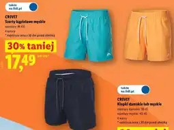 Lidl CRIVIT Szorty kąpielowe męskie oferta
