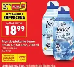 Biedronka Płyn do płukania Lenor Fresh Air oferta