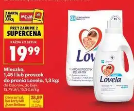 Biedronka Mleczko lub proszek do prania Lovela oferta