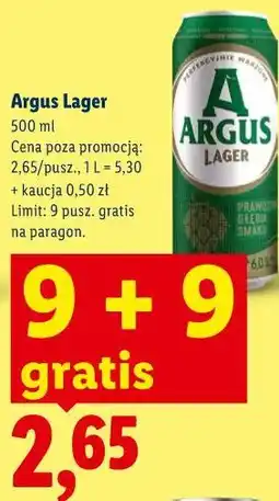 Lidl Argus Lager oferta