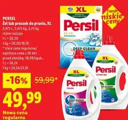Lidl PERSIL Żel lub proszek do prania, XL oferta