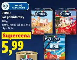 Lidl Cirio Sos pomidorowy parma, napoli lub calabria oferta