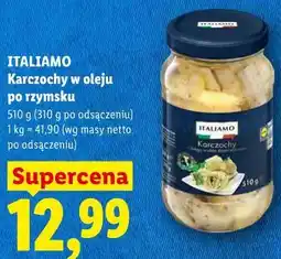 Lidl ITALIAMO Karczochy w oleju po rzymsku oferta
