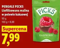Lidl Pergale Picks Liofilizowana malina w polewie kakaowej oferta