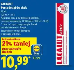 Lidl LACALUT Pasta do zębów aktiv oferta