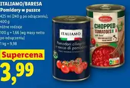 Lidl ITALIAMO/BARESA Pomidory w puszce oferta