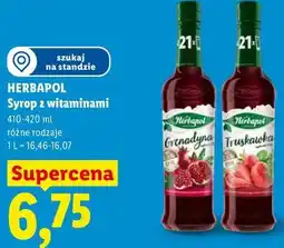 Lidl HERBAPOL Syrop z witaminami oferta