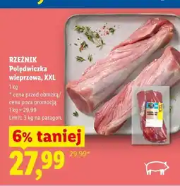 Lidl RZEŹNIK Polędwiczka wieprzowa, XXL oferta