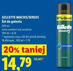 Lidl GILLETTE MACH3/SERIES Żel do golenia oferta