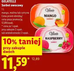 Lidl GELATELLI Sorbet owocowy oferta
