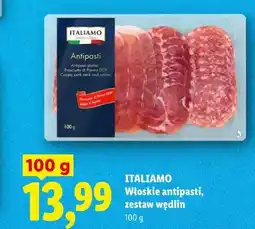 Lidl ITALIAMO Włoskie antipasti, zestaw wędlin oferta