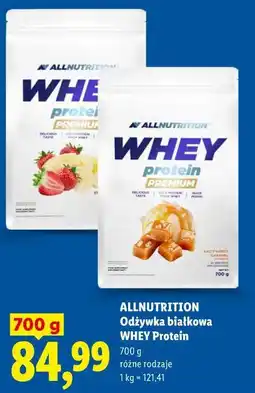 Lidl ALLNUTRITION Odżywka białkowa WHEY Protein oferta