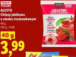 Lidl ALESTO Chipsy jabłkowe o smaku truskawkowym oferta