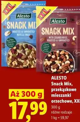 Lidl ALESTO Snack Mix, przekąskowe mieszanki orzechowe, XXL oferta