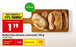 Biedronka Bułka fala ciemna z ziarnami oferta