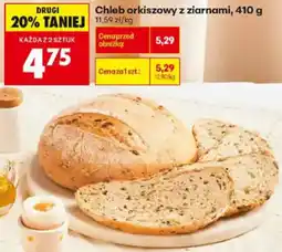 Biedronka Chleb orkiszowy z ziarnami oferta
