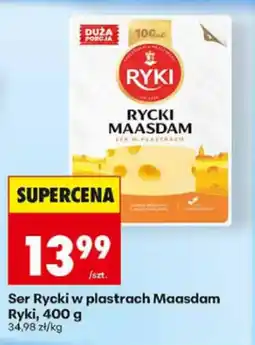 Biedronka Ser Rycki w plastrach Maasdam Ryki oferta