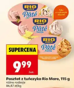Biedronka Pasztet z tuńczyka Rio Mare oferta