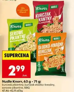 Biedronka Nudle Knorr oferta