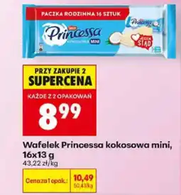 Biedronka Wafelek Princessa kokosowa mini oferta