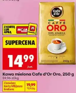 Biedronka Kawa mielona Cafe d'Or Oro oferta