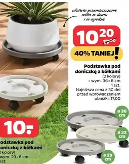 Netto Podstawka pod doniczkę z kółkami (wym. 36x8 cm) oferta