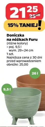 Netto Doniczka na nóżkach Furu oferta