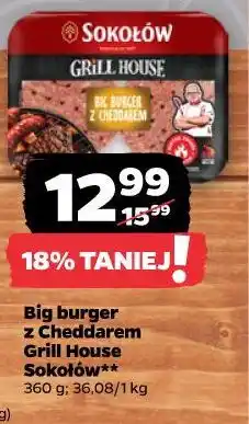 Netto Big burger z Cheddarem Grill House Sokołów oferta