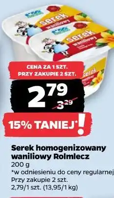 Netto Serek homogenizowany waniliowy Rolmlecz oferta