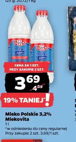 Netto Mleko Polskie 3,2% Mlekovita oferta