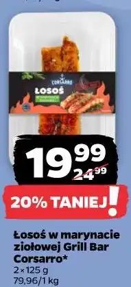 Netto Łosoś w marynacie ziołowej Grill Bar Corsarro oferta