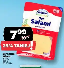 Netto Ser Salami Miletto oferta