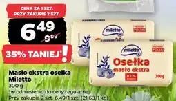 Netto Masło ekstra osełka Miletto oferta