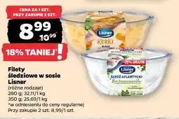 Netto Filety śledziowe w sosie Lisner oferta