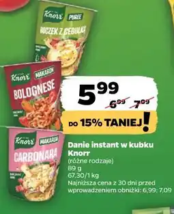 Netto Danie instant w kubku Knorr oferta