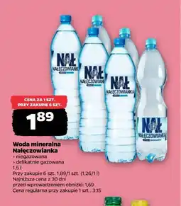 Netto Woda mineralna Nałęczowianka oferta