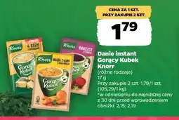 Netto Danie instant Gorący Kubek Knorr oferta