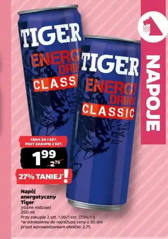 Netto Napój energetyczny Tiger oferta