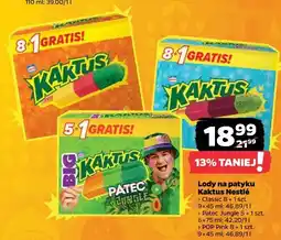 Netto Lody na patyku Kaktus Nestlé oferta