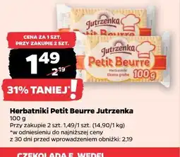 Netto Herbatniki Petit Beurre Jutrzenka oferta